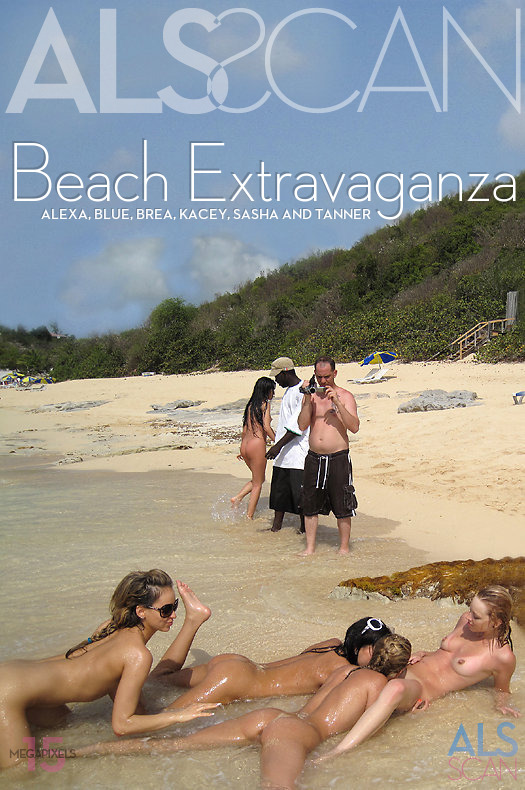 Beach Extravaganza - Tanner Mayes - Brea Bennett - Blue Angel - Sasha Rose - Alexa Diamond - Kacey Jordan