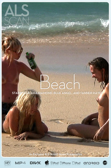 Beach - Tanner Mayes - Sasha Rose - Alexa Diamond - Brea Bennett - Kacey Jordan - Blue Angel