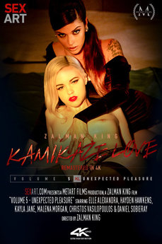 Kamikaze Love Volume 5 - Unexpected Pleasure - Malena Morgan - Kayla Jane - Elle Alexandra - Christos Vasilopoulos - Daniel Sobieray - Hayden Hawkens