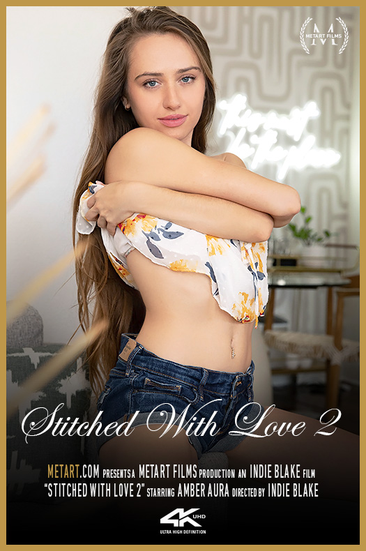 Metart Amber Aura video 'Stitched With Love'